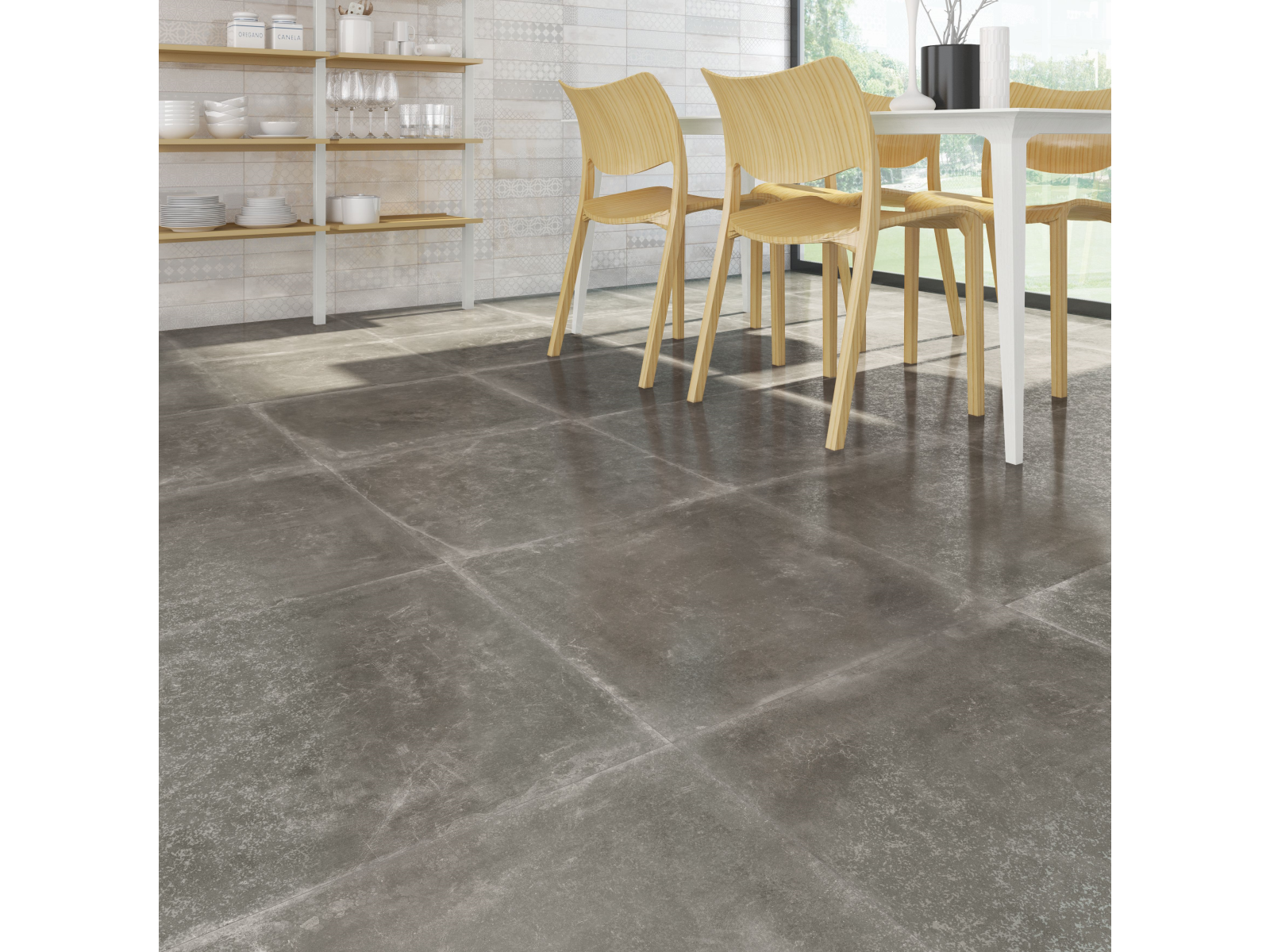 Tempo-R Antracita 80X80