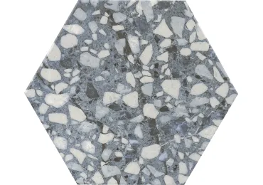 Terazzo Blue Hex 23X27