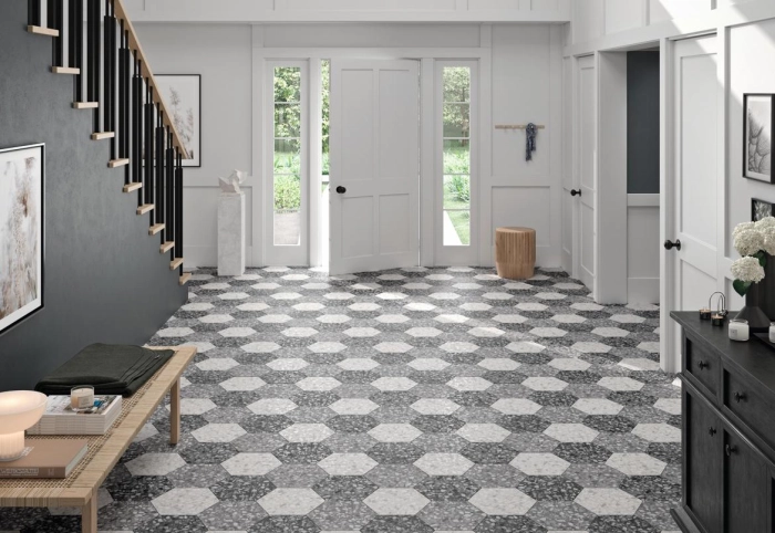 Terazzo Sage Hex 23X27