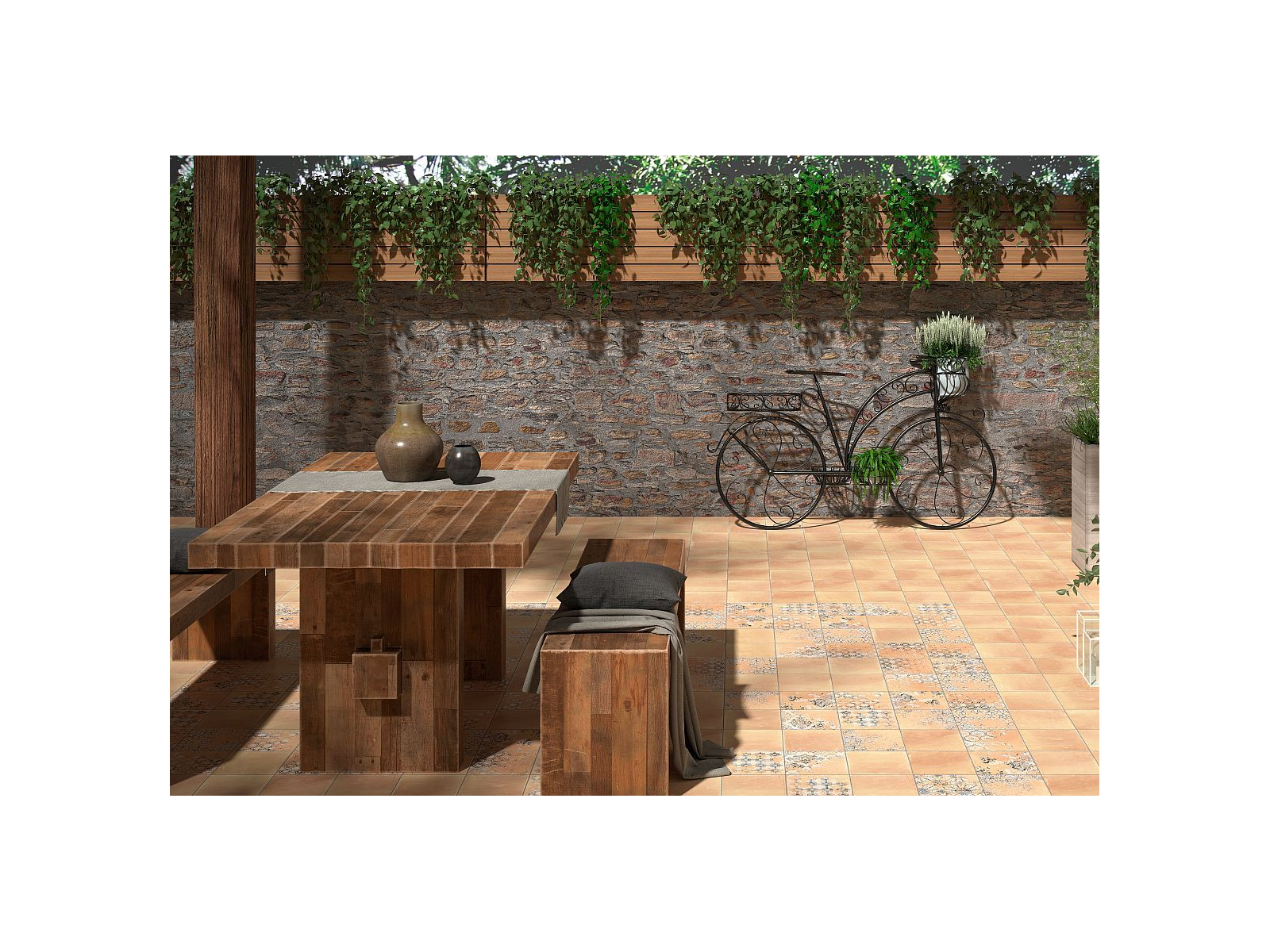 Terracota Blanco Decor 20x20