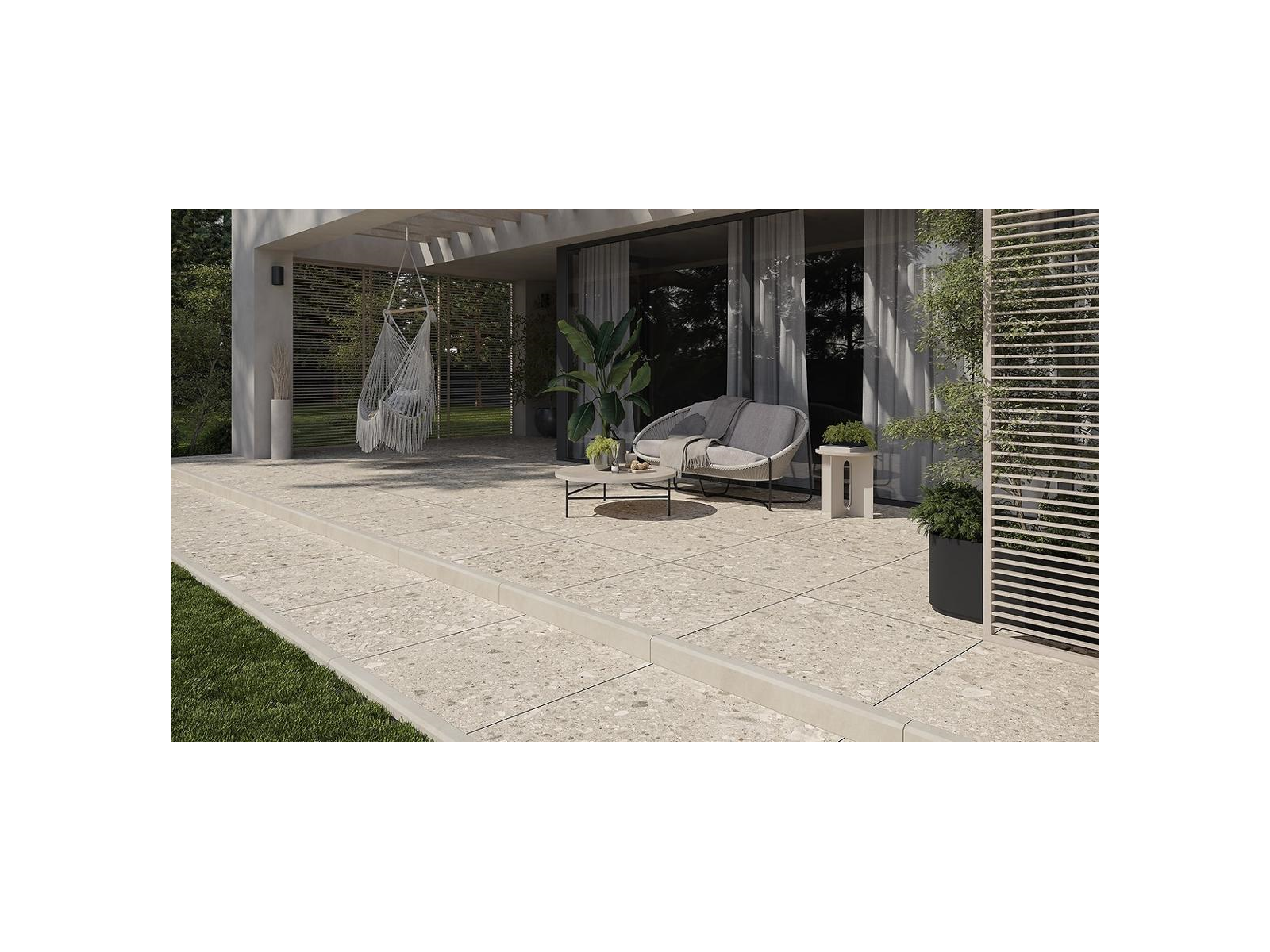 Terrazzo Stone 2.0 Mocca Struktura Mat Rektifikovaná 59X59