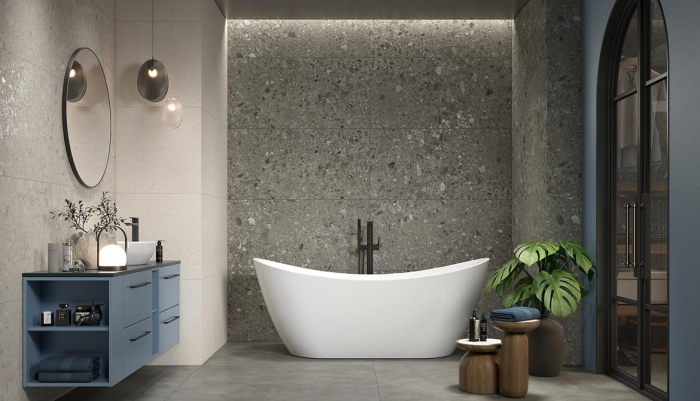 Terrazzo Stone Mocca Mat Rektifikovaná 60X120