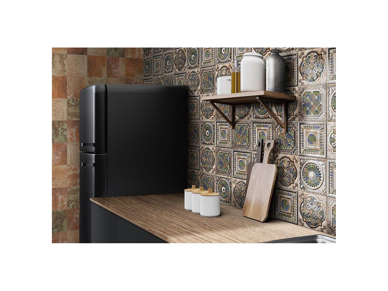 Tin-Tile Nero 20x20