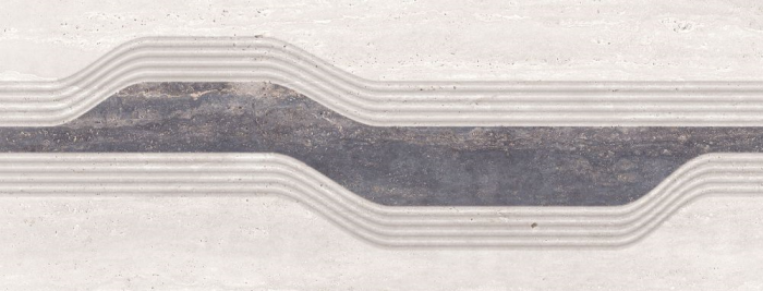 Travertino Titanium Decor 44,6x119,3