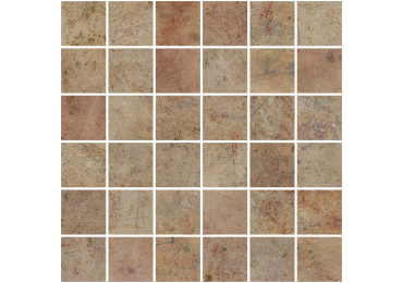 Vulcano Rosso Nat Mos 5X5 29,75X29,75