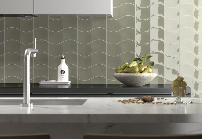 Wave Moody Blue 12X12