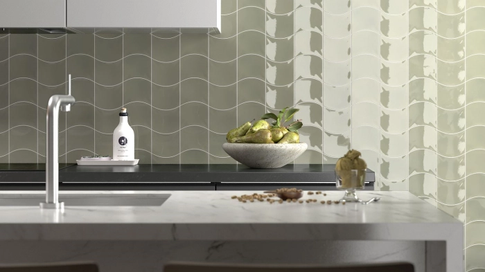 Wave Moody Blue 12X12