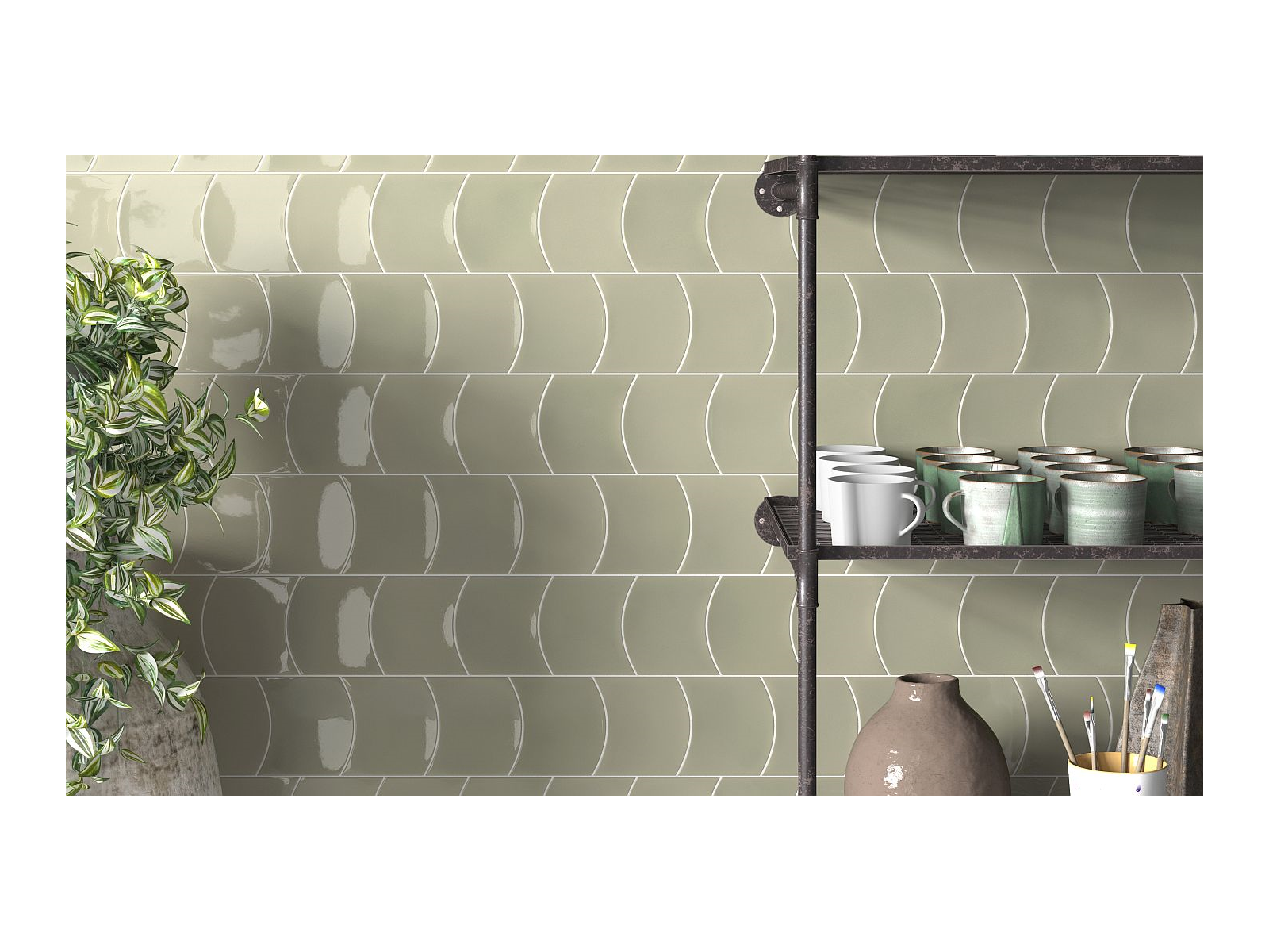 Wave Moody Blue 12X12