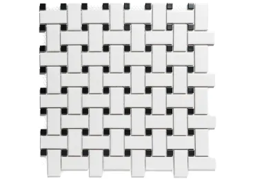 White And Black Mat 30X30