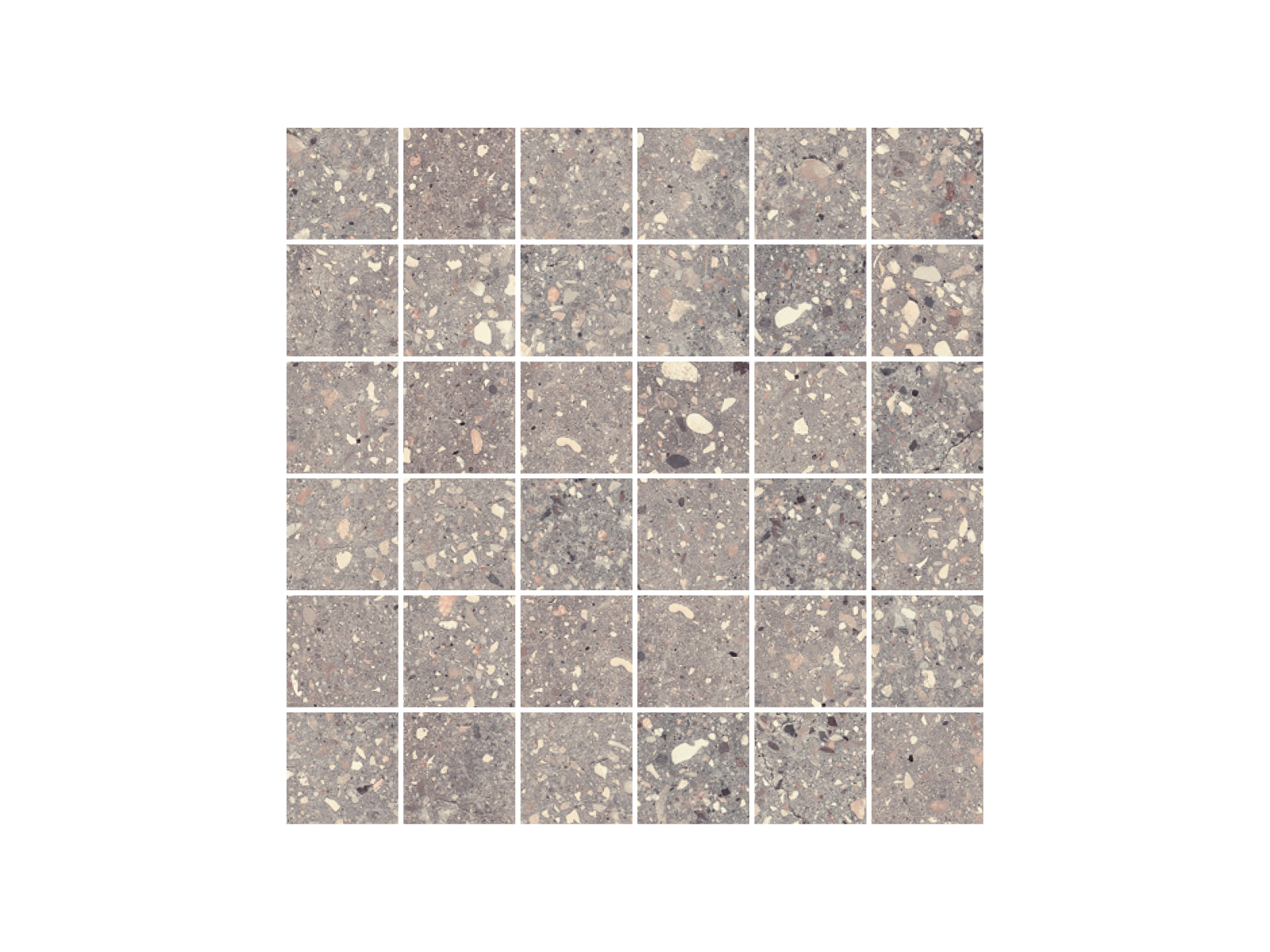 Wind Grey Natural Mosaico 30x30