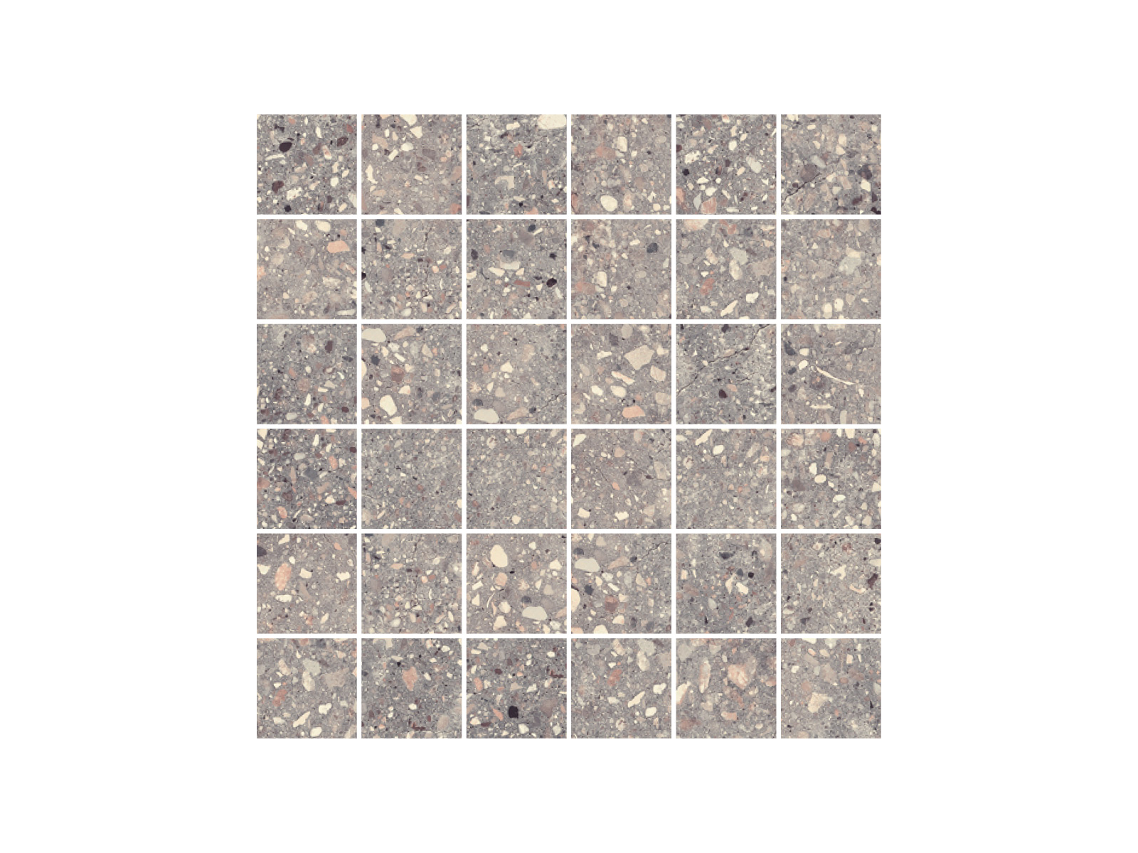 Wind Grey Natural Mosaico 30x30