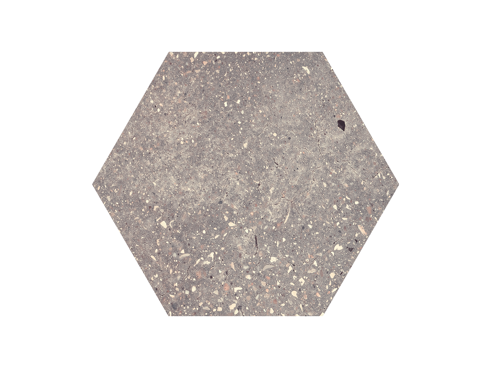 Wind Grey Nonslip Hexagon 25x29