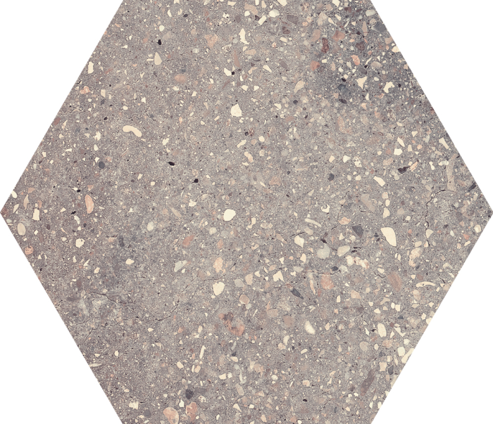 Wind Grey Nonslip Hexagon 25x29