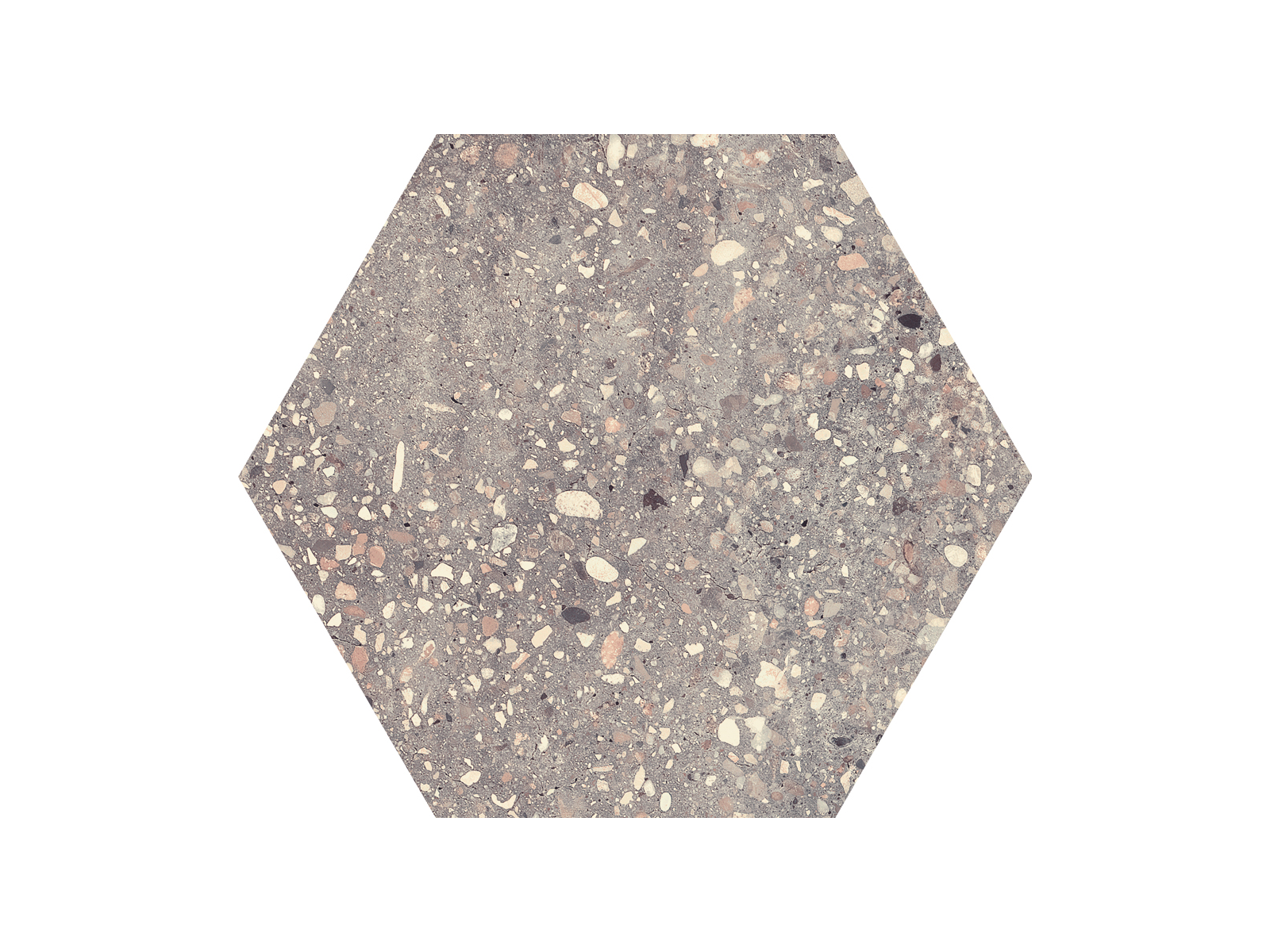 Wind Grey Nonslip Hexagon 25x29