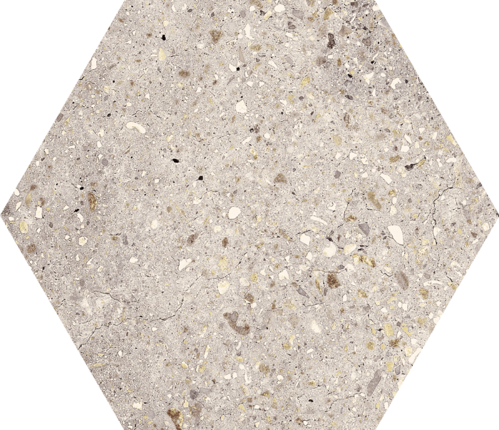 Wind Ivory Nonslip Hexagon 25x29
