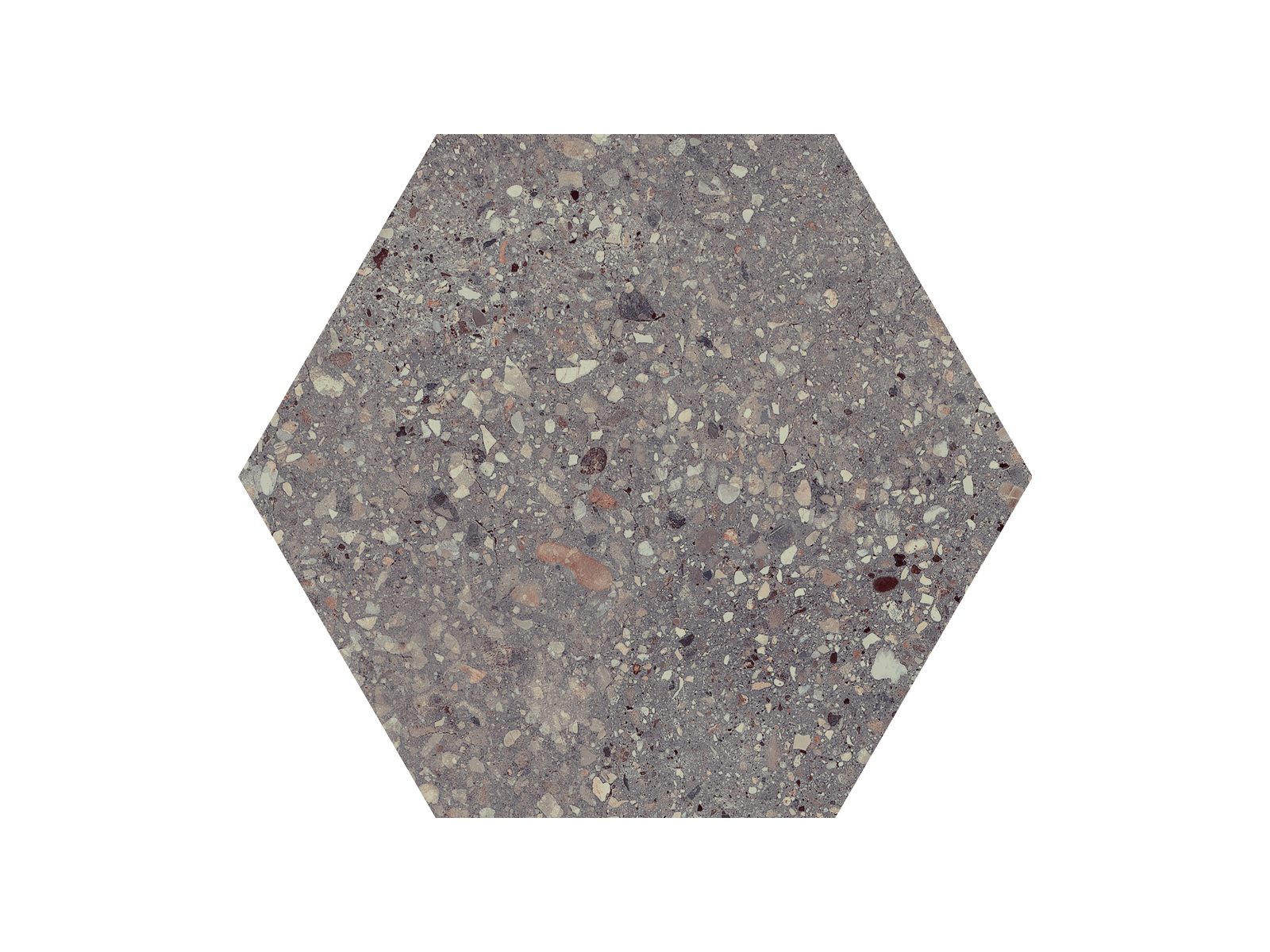 Wind Moss Natural Hexagon 25x29