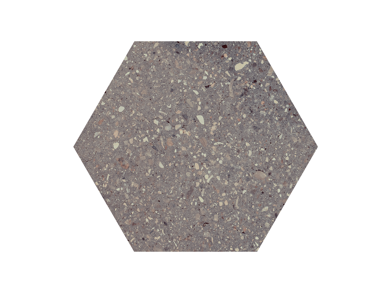 Wind Moss Natural Hexagon 25x29