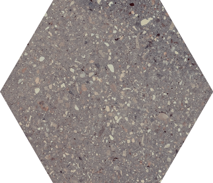 Wind Moss Natural Hexagon 25x29