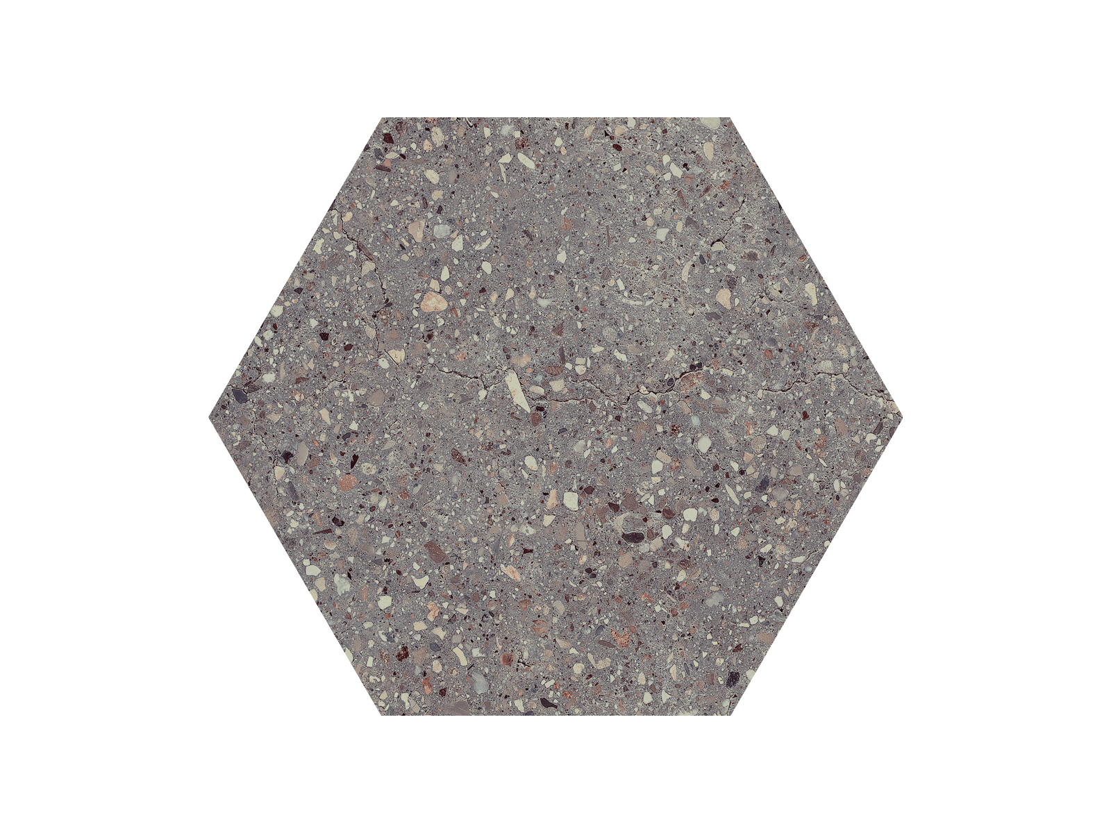 Wind Moss Natural Hexagon 25x29