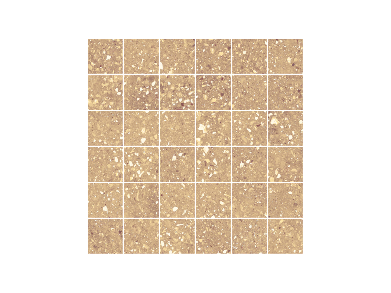 Wind Ochre Natural Mosaico 30x30