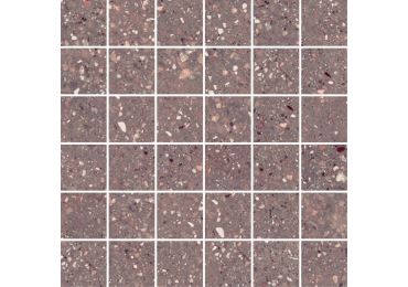 Wind Red Natural Mosaico 30x30