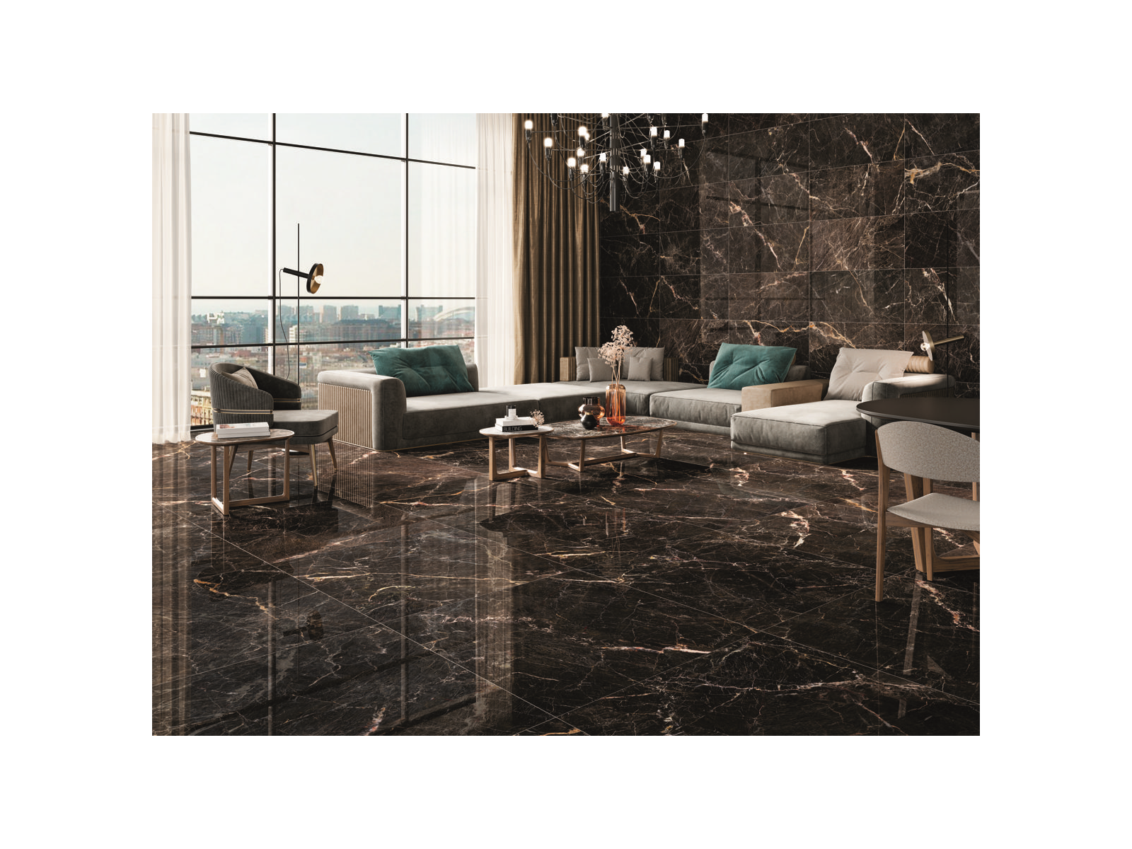 Windsor Black  Rec 90X90